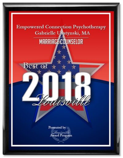 Empowered Connection Psychotherapy 2018 Best of Louisville Award