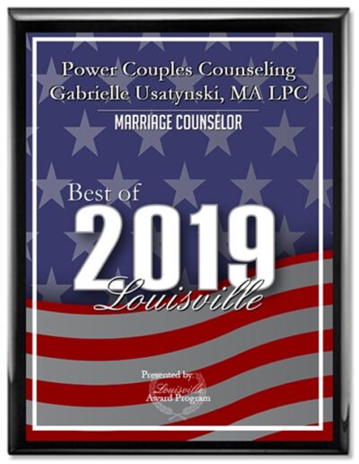 Power Couples Counseling 2019 Best of Louisville Award