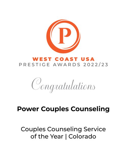 Power Couples Counseling 2022/23 CorporateLiveWire West Coast USA Prestige Award